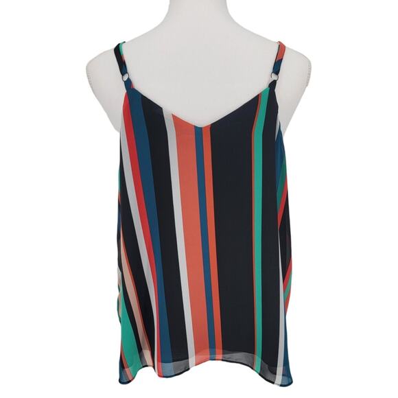 NWT Torrid Sophie Chiffon Spaghetti Strap Women's Swing Cami Tank Plus Sz 00 M/L - Picture 3 of 6